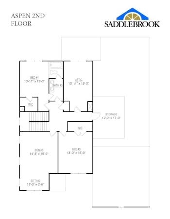 Aspen- 2d Floor Plan 2