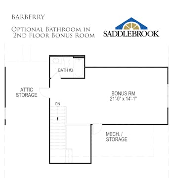 Barberry- Floor Plan Option 1