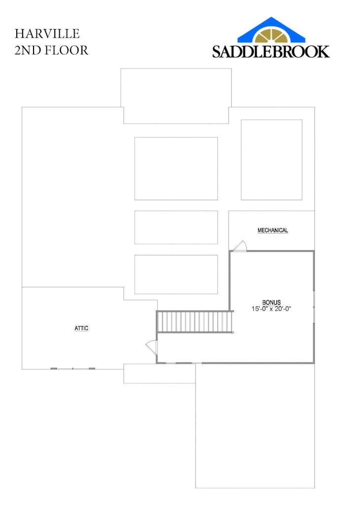 Floor plan for Harville