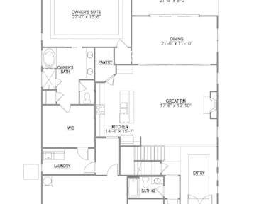 Willow - 2d floor plan