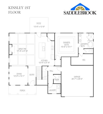 Kinsley- 2d Floor Plan 1