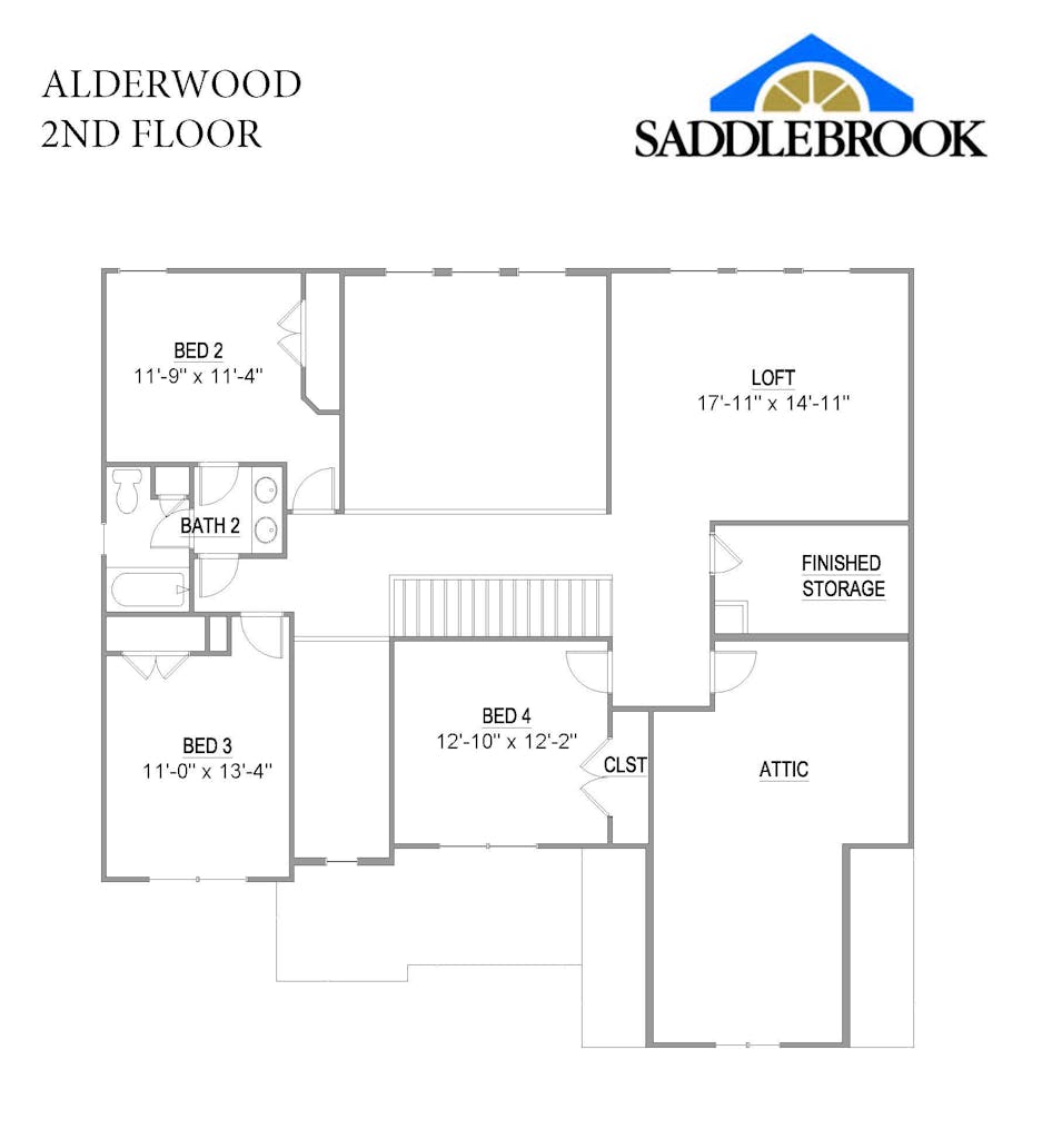 Floor plan for Alderwood