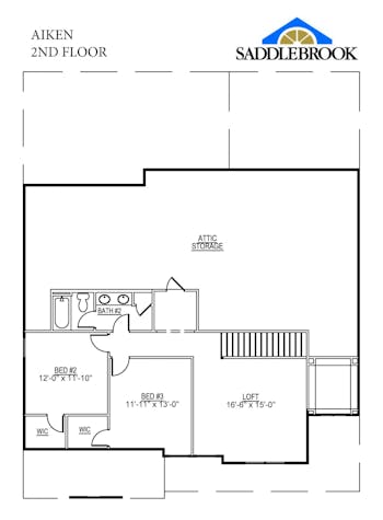 Aiken- 2d Floor Plan 2