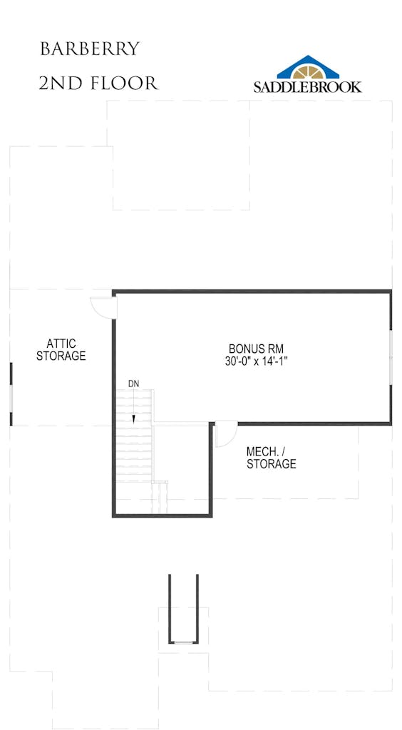 Floor plan for Lot 25 – 12621 Red Poppy