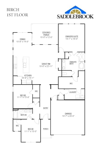 Birch- 2d Floor Plan 1