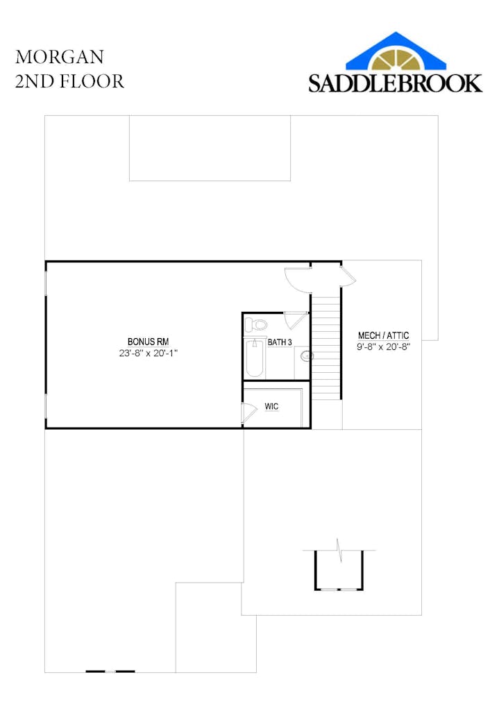 Floor plan for Morgan