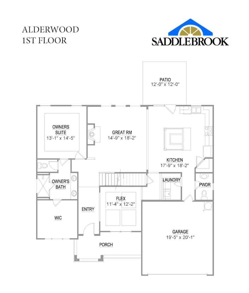 Floor plan for Alderwood