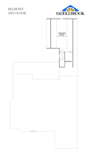 Belmont- 2d Floor Plan 2