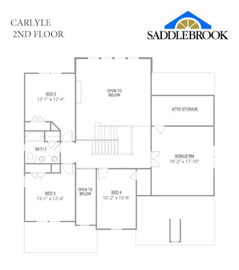 Carlyle- 2d Floor Plan 2