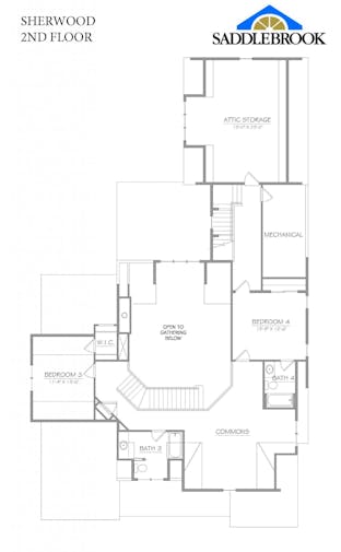 Sherwood- 2d Floor Plan 2