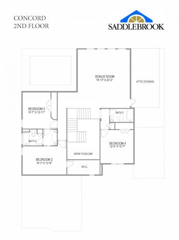 Concord- 2d Floor Plan 2
