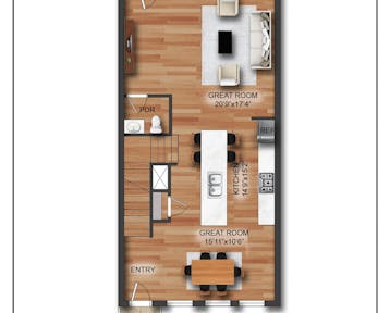 Kensington - 2d floor plan