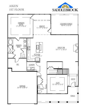 Aiken- 2d Floor Plan 1