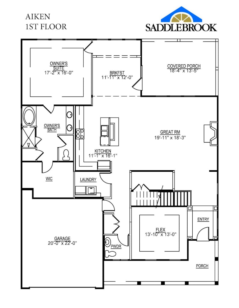 Floor plan for Aiken