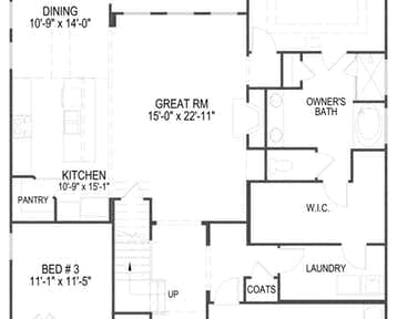Barberry - 2d floor plan