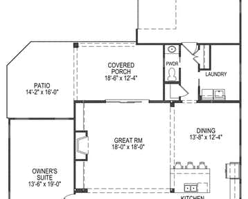 Carolina - 2d floor plan