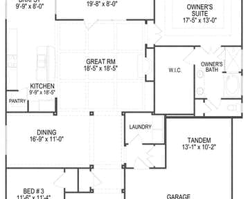 Chadwick - 2d floor plan