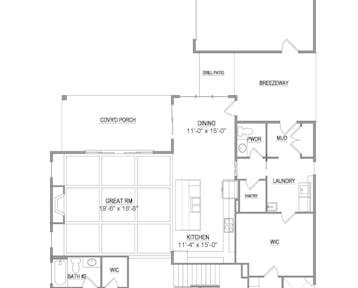 Lot 04 – 6836 Old Kent Dr. - 2d floor plan