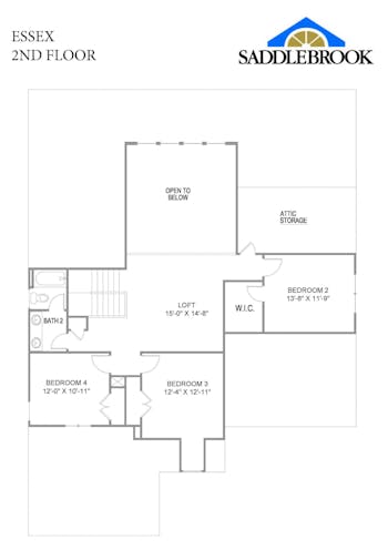 Essex- 2d Floor Plan 2