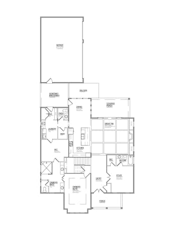 Lot 04 Gables- 2d Floor Plan 2