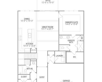 Grant - 2d floor plan