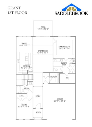GRANT- 2d Floor Plan 1