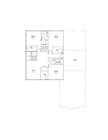 Lot 01 Grove- 2d Floor Plan 2