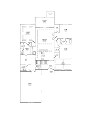 Lot 10 Grove- 2d Floor Plan 1