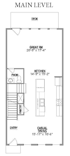 Kensington- 2d Floor Plan 2