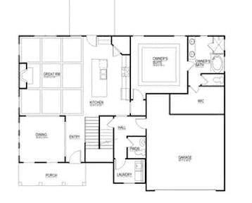 Kinsley - 2d floor plan