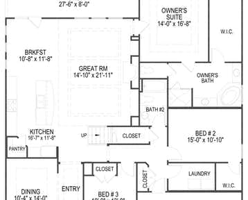 Lakeland - 2d floor plan