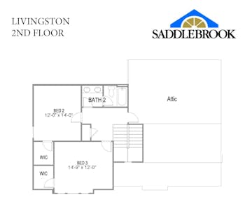 Livingston- 2d Floor Plan 2