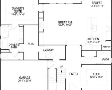 Livingston - 2d floor plan