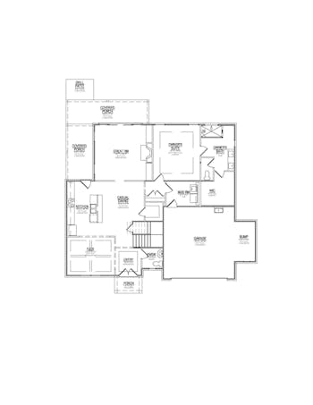 Lot 36 Meadows- 2d Floor Plan 1