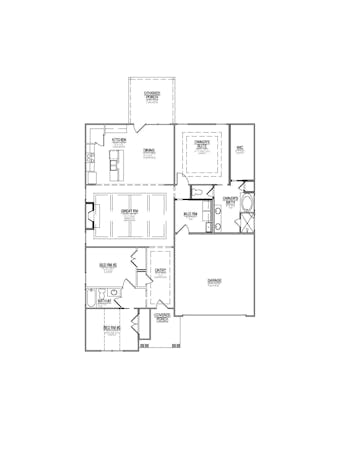 Lot 60 Meadows- 2d Floor Plan 1