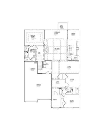Lot 64 Meadows- 2d Floor Plan 2
