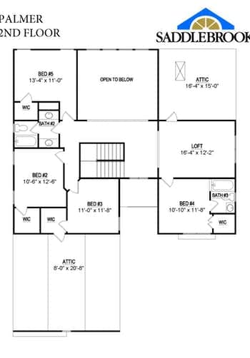 Palmer- 2d Floor Plan 2