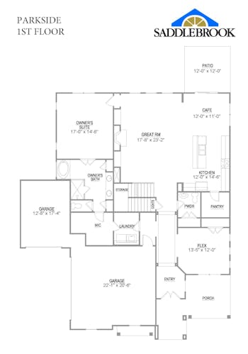 Parkside- 2d Floor Plan 1