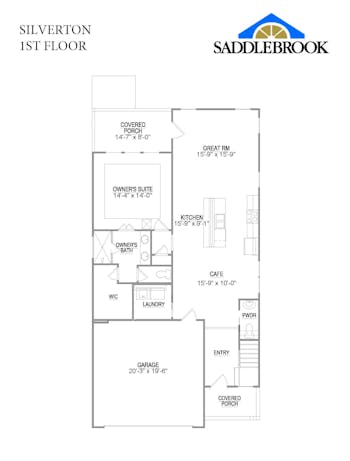 Silverton- 2d Floor Plan 1