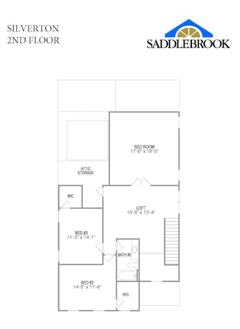 Silverton- 2d Floor Plan 2