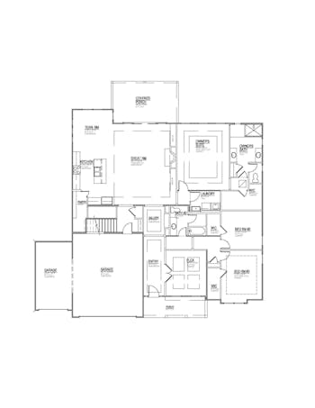 Lot 47 Vining- 2d Floor Plan 1