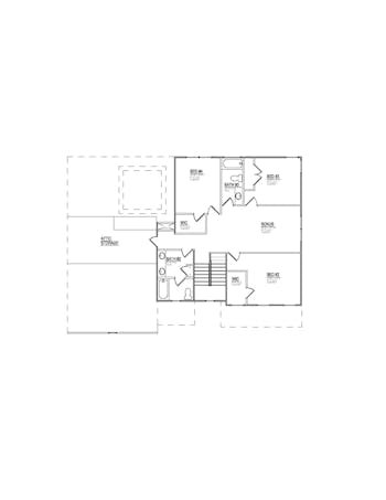 Lot 49 Vining- 2d Floor Plan 1