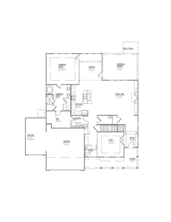 Lot 66 Vining- 2d Floor Plan 2