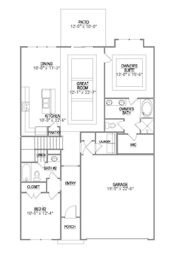 Windsor- 2d Floor Plan 1