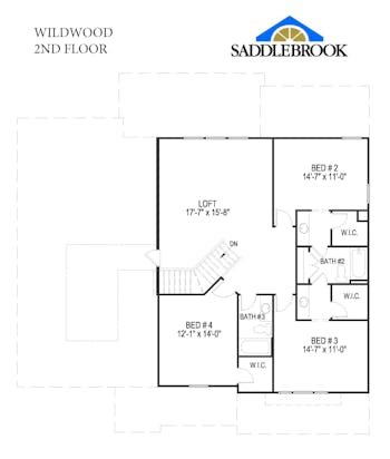 Wildwood- 2d Floor Plan 2