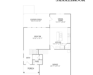 Chestnut - 2d floor plan