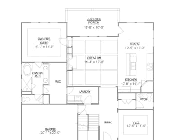 Galveston - 2d floor plan