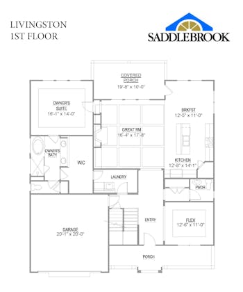 Livingston- 2d Floor Plan 1