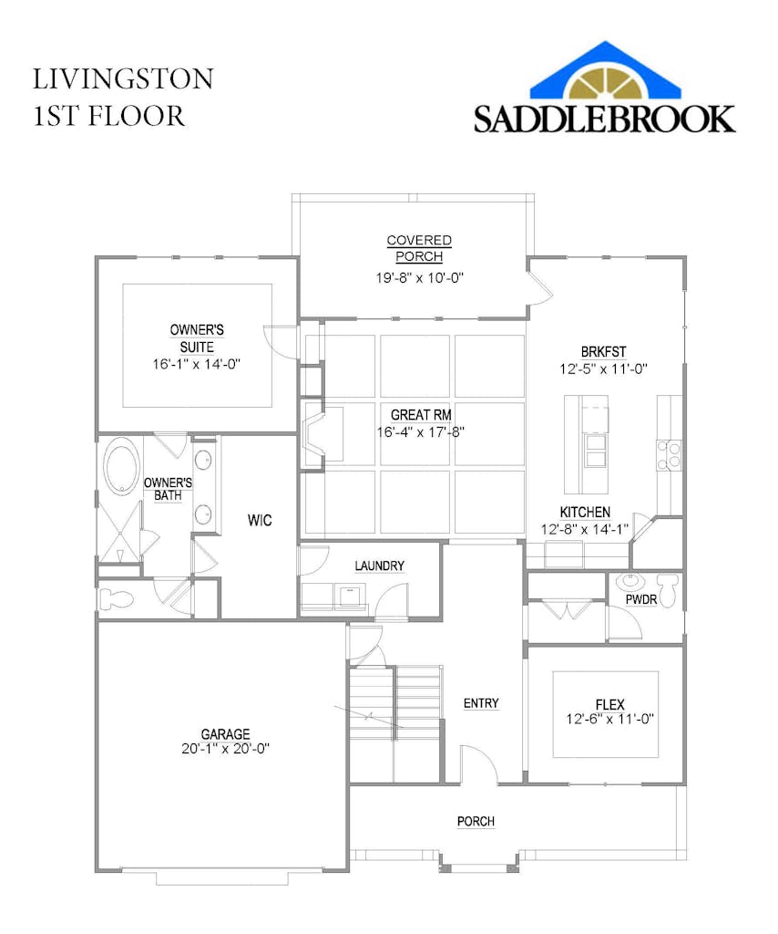 Floor plan for Livingston
