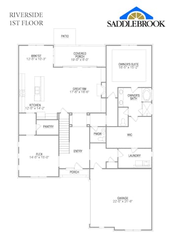 Riverside- 2d Floor Plan 1